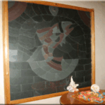 Vereinsheim-Schankraum-Schieferkunstwerk