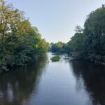Sicht auf Rur von Schwanenbrücke